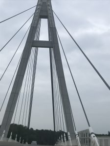Die Pylonbrücke in Raunheim 